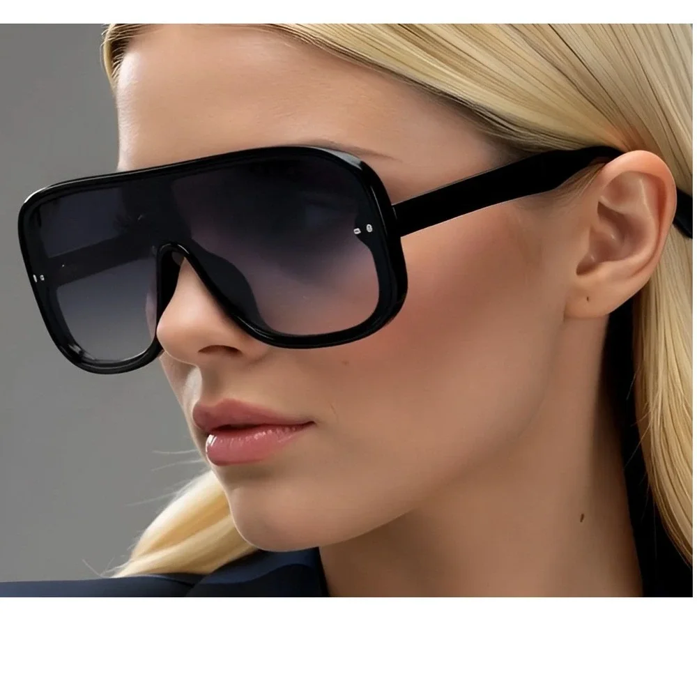Women‎ Sunglasses XL OVERSIZED KATE Flat Top Square Shades Gafas Lentes Mujeres
